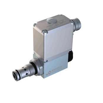 Proportional 2-way flow control cartridge QNPPM22_ME- Wandfluh